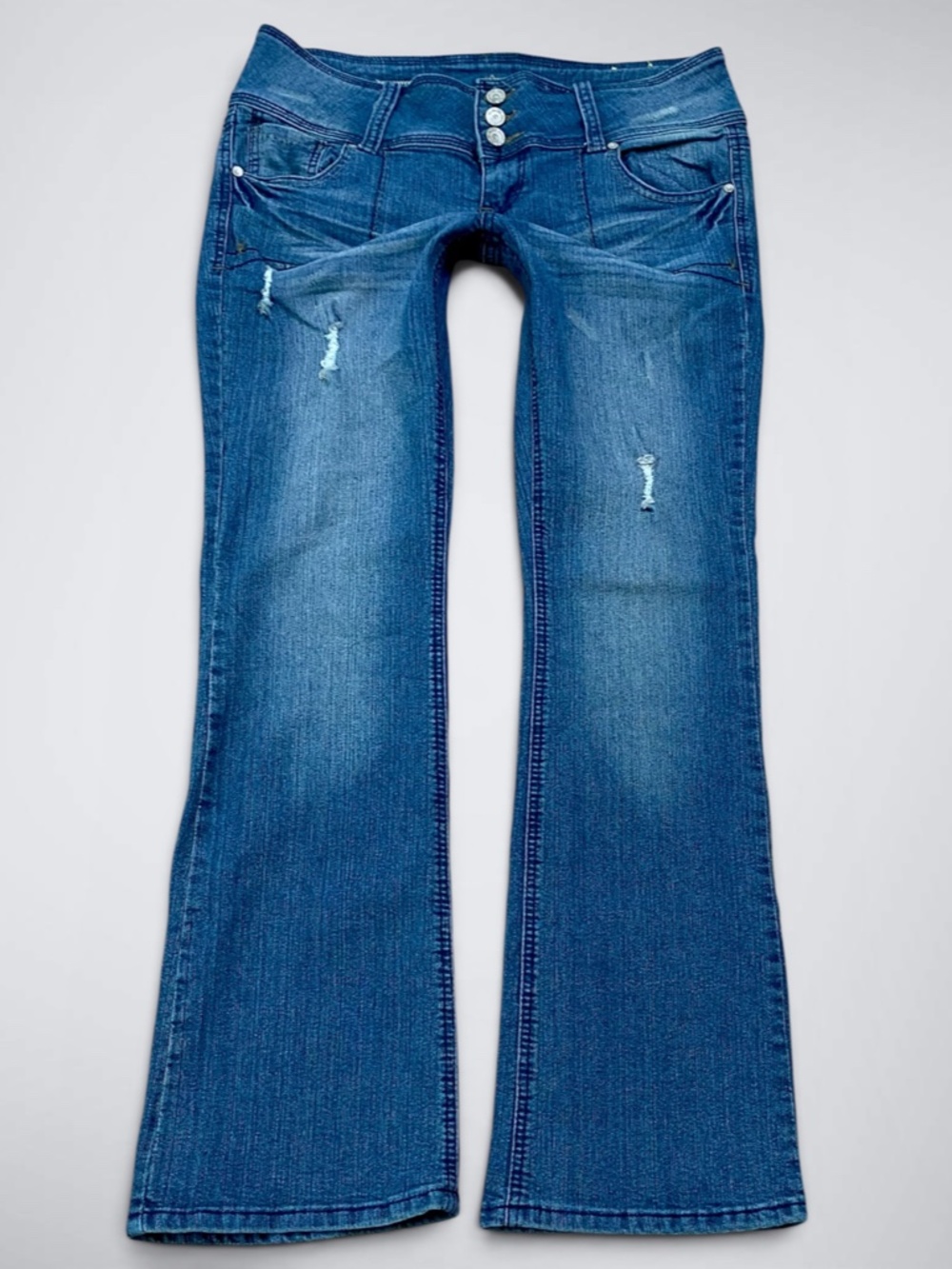 Almost Famous Low Rise Bootcut Jeans - Picture 2 of 9